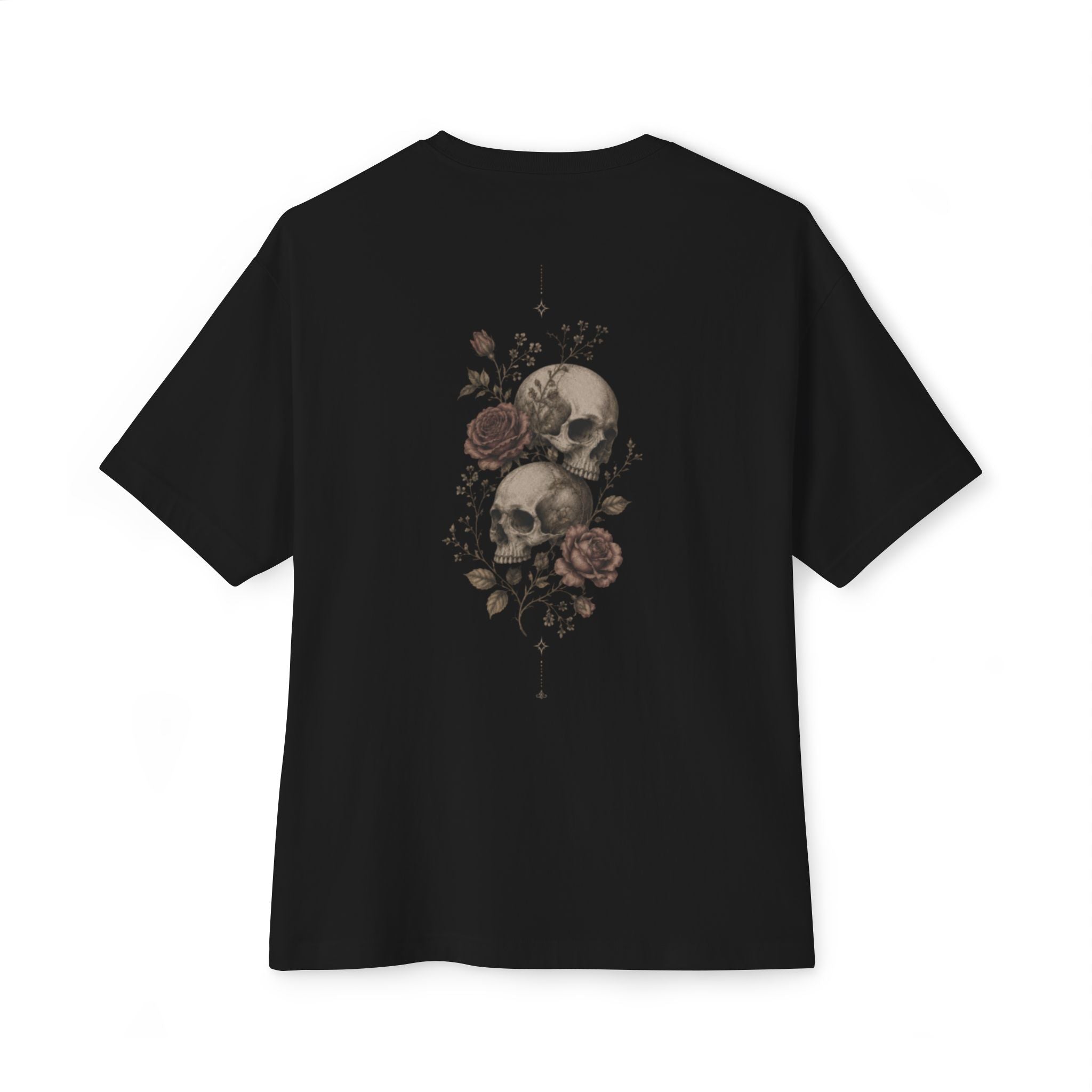 Sugar & Spite Double Skull Oversized Boxy Tee