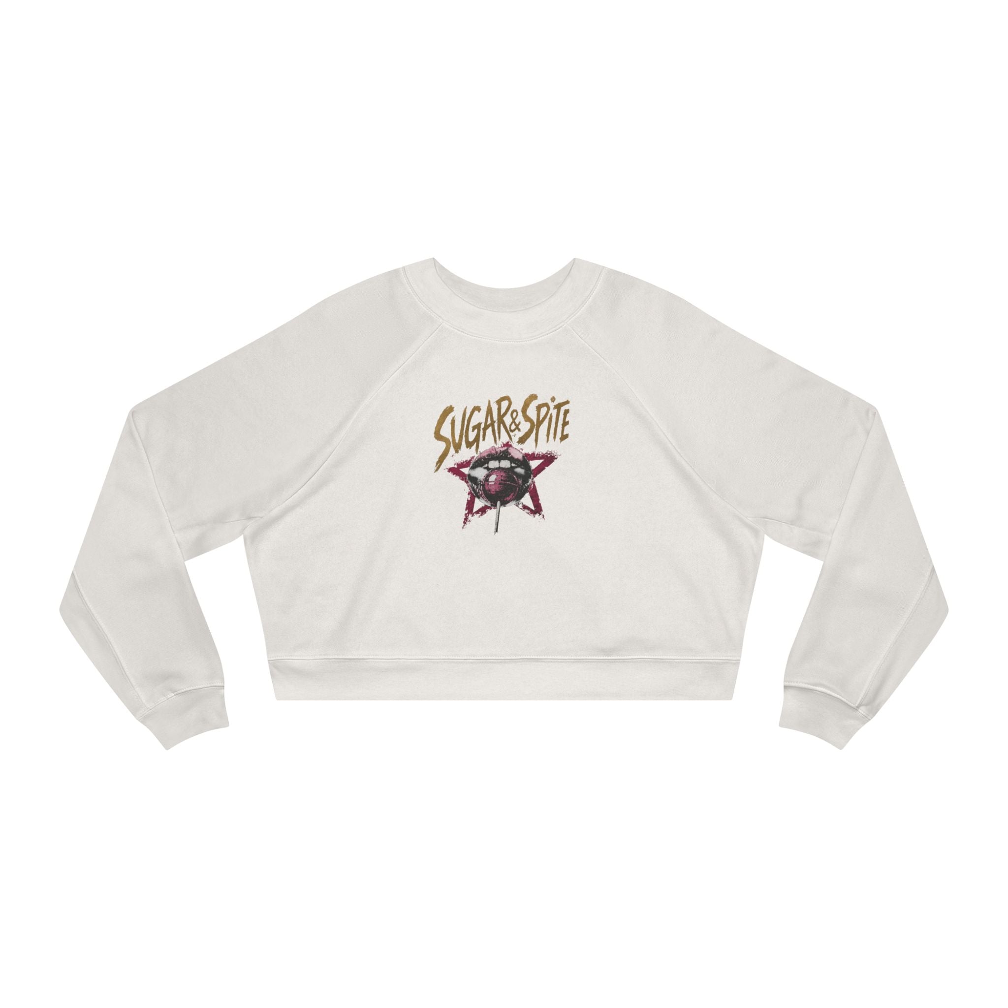 Sugar & Spite Rock Candy Cropped Fleece Pullover