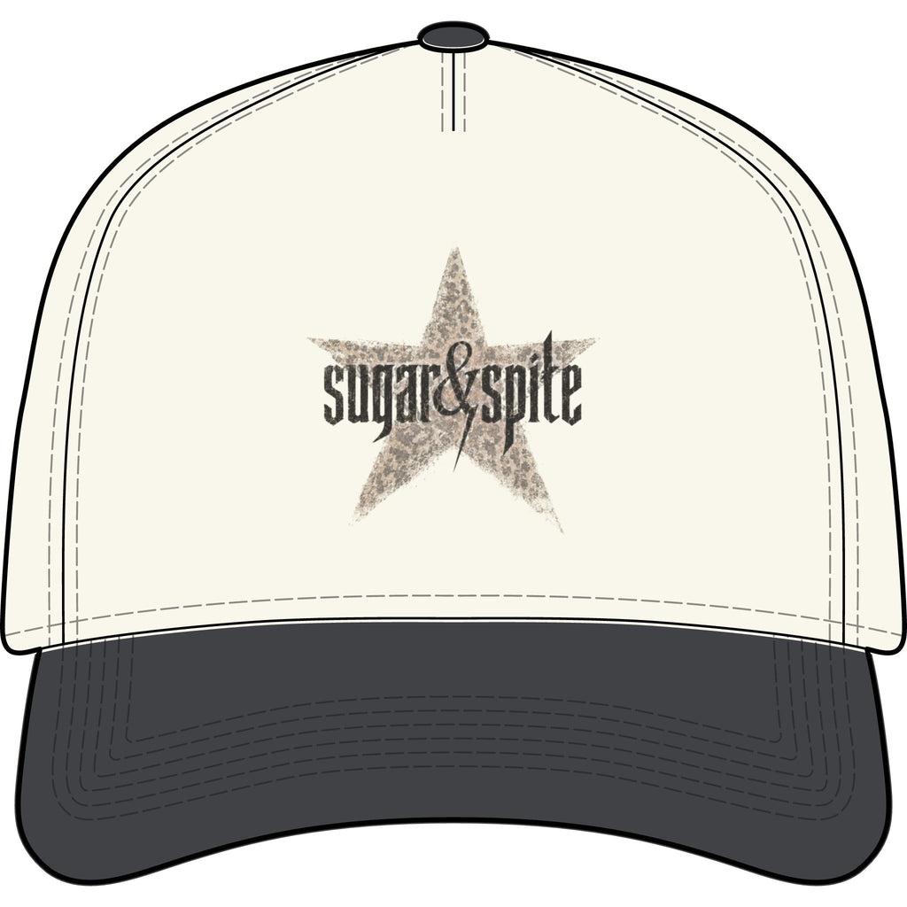 Sugar & Spite Star Cap — Two-Tone Vintage Trucker Hat
