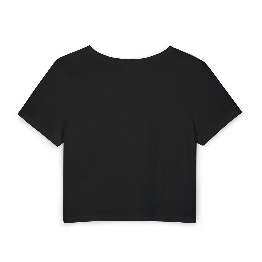 Sugar & Spice Crop Tee | Retro Bubble Letter Graphic