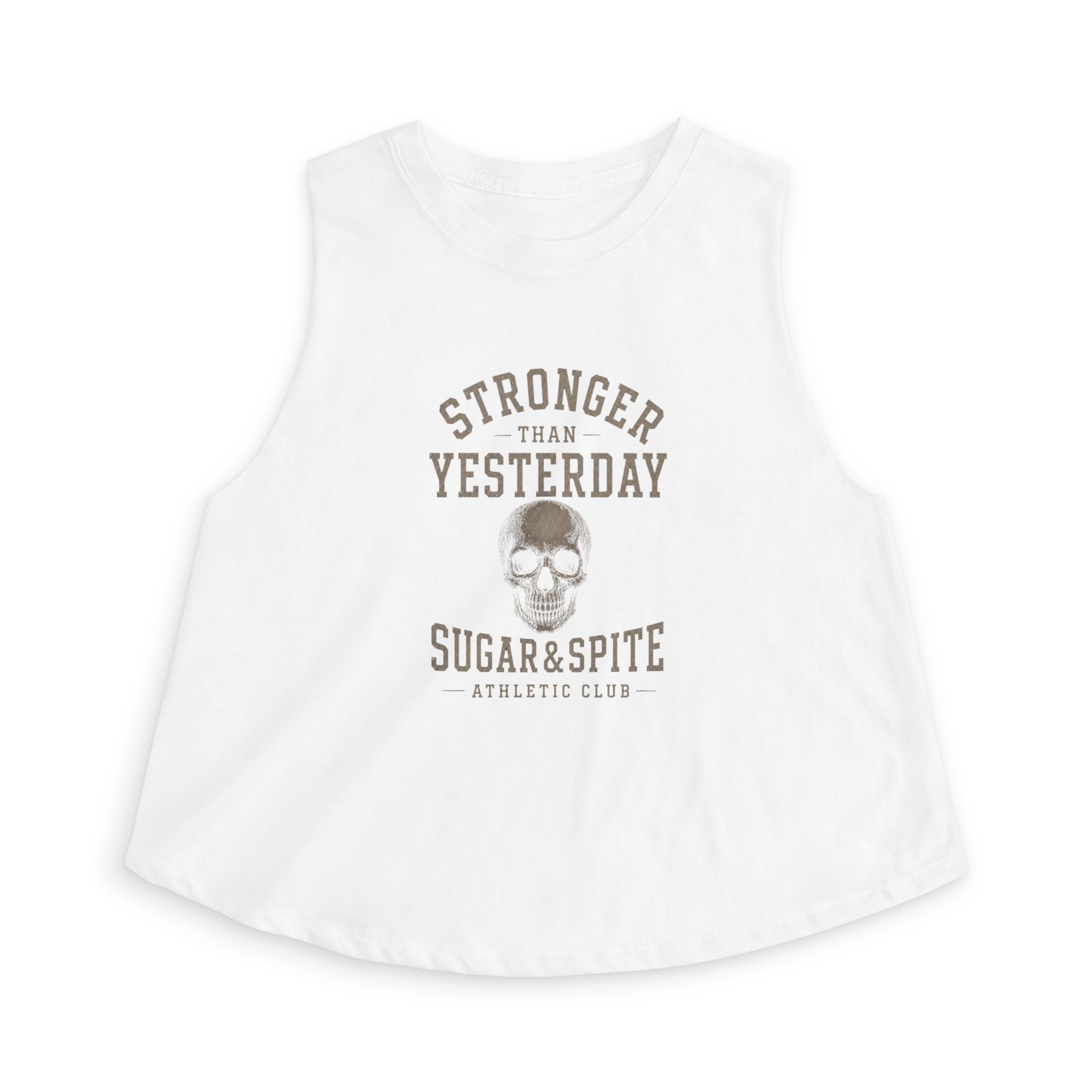 Stronger Than Yesterday Athletic Tank Top