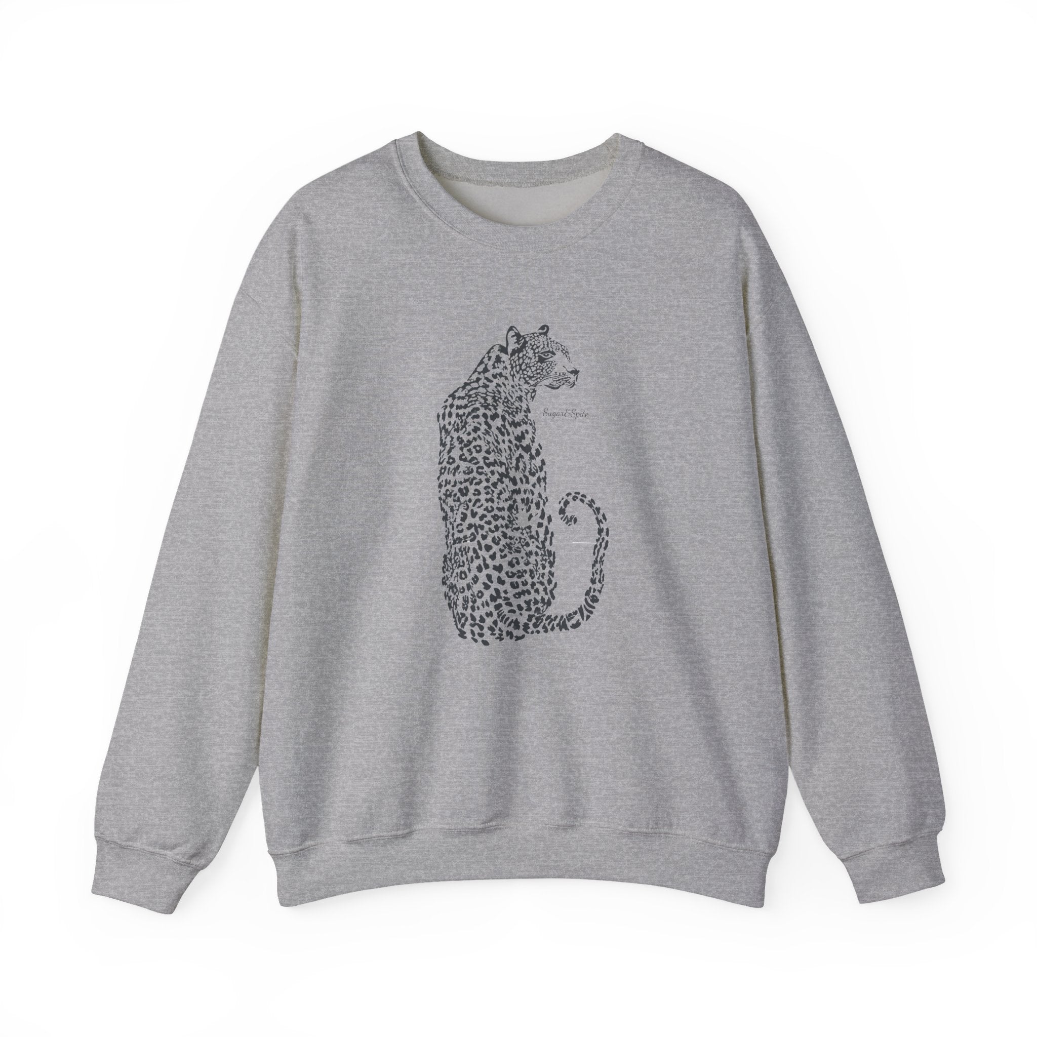 Leopard Sketch Crewneck Sweatshirt