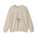 Floral Skull Graphic Crewneckn Sweatshirt