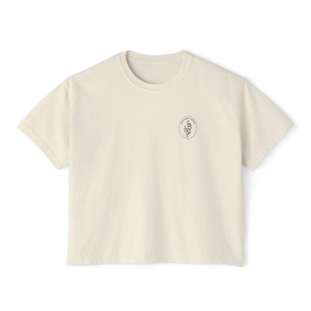 Summer Graphic Boxy Tee (Let's Take a Trip, Ciao)